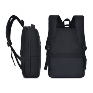 15.6" Casual PU Laptop Backpack With USB Port
